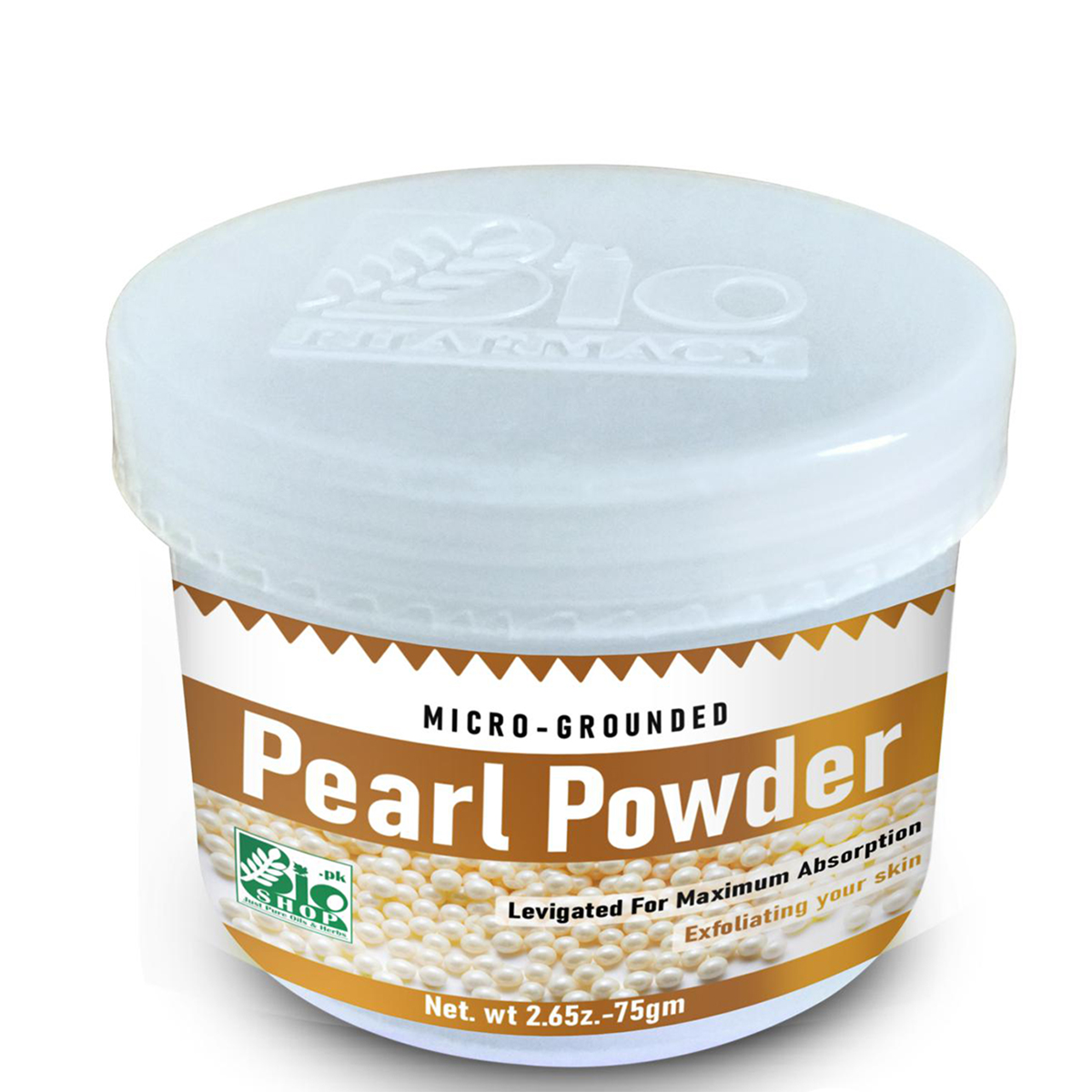 Bio Shop™ Pearl Powder for Skin Beauty Care Recipes  White Pearl Powder 50 gm