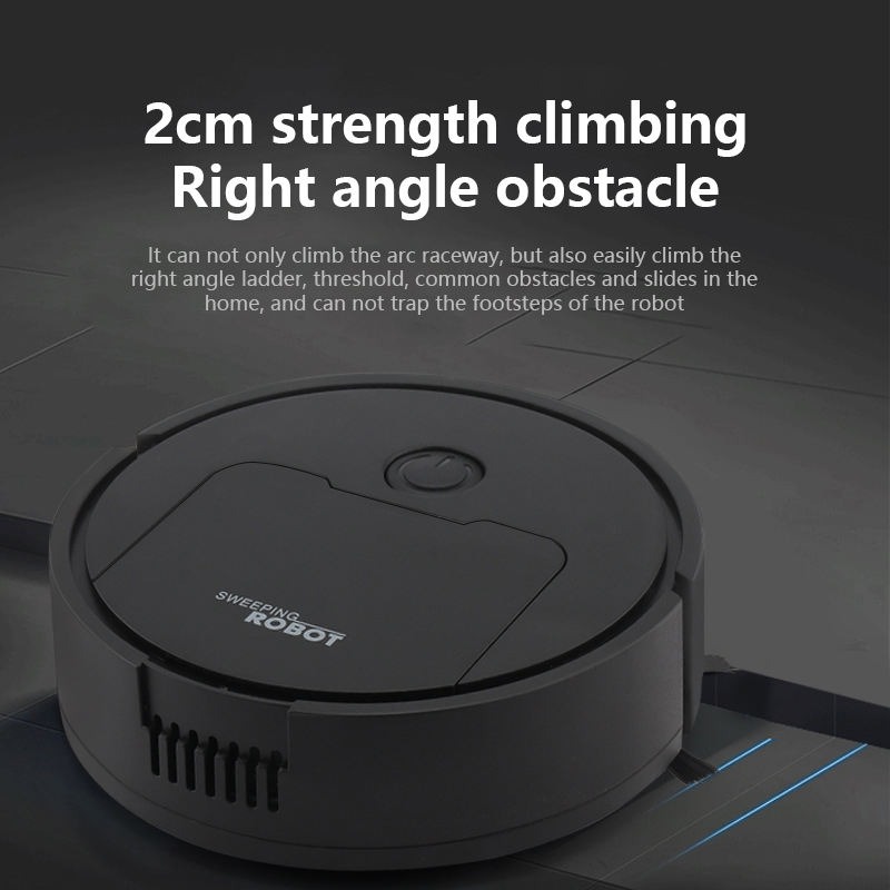 3 in 1 Smart household Robot Vacuum Cleaner For houses, Offices | Electric & Rechargeable Sweeper | Problem solving Product | Automatic Sensors | Best Tool To way easy & Smart Life Gadget
