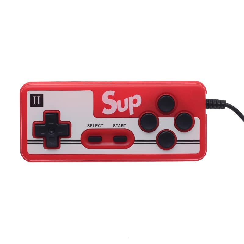 SUP Game Controller - Only Controller/Joystick for 400 in 1 Handheld Gaming Console - Wired Extra Controller Gamepad for SUP Retro Game Box - Red