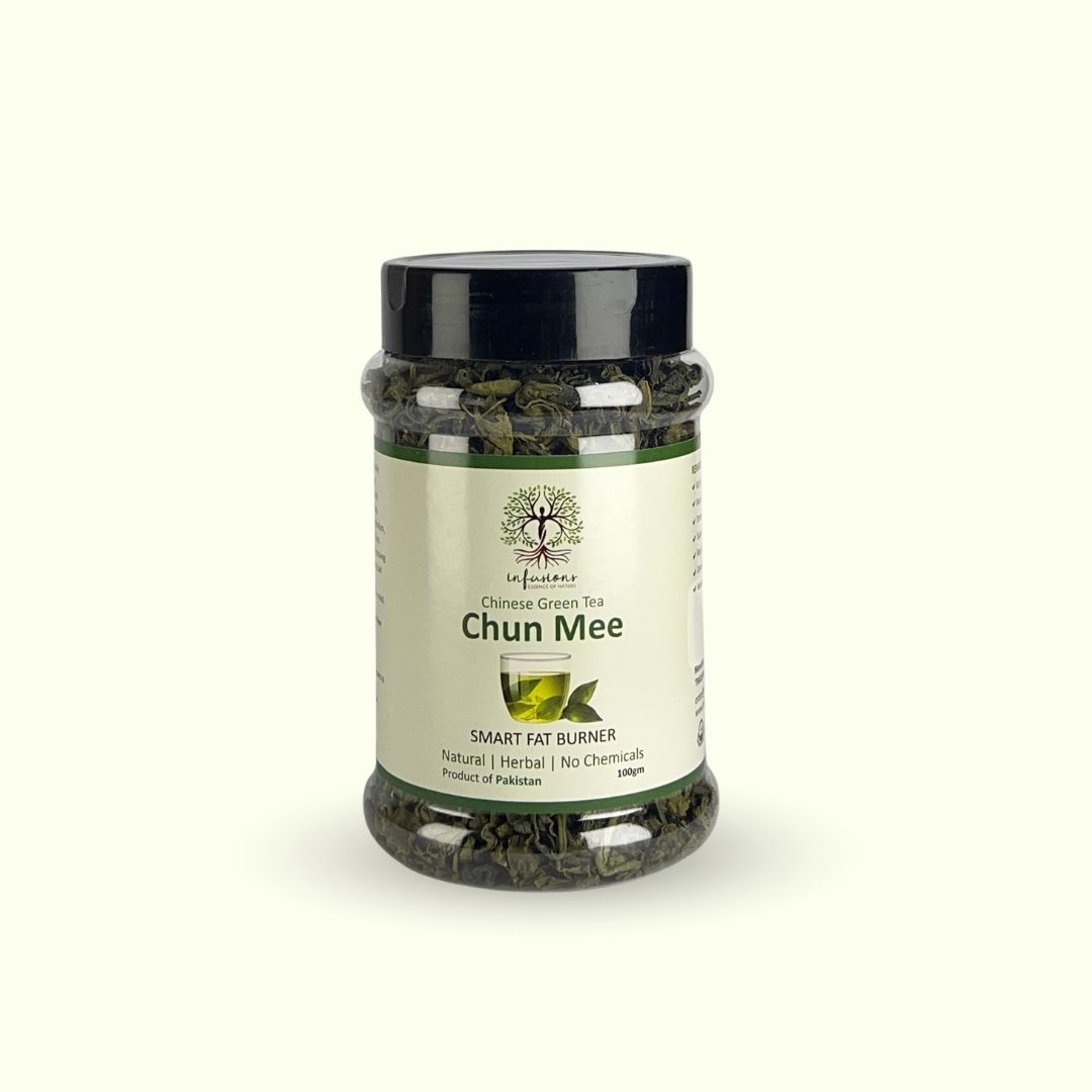 Chines Green Tea | Chun Mee | Natural Fat Burner | Herbal Detox Tea | Weight Loss Tea | 100gm