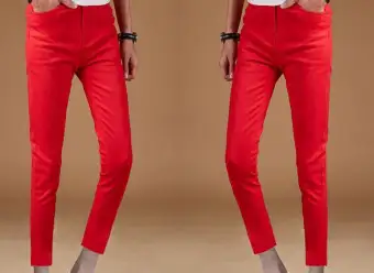baby boy red trousers