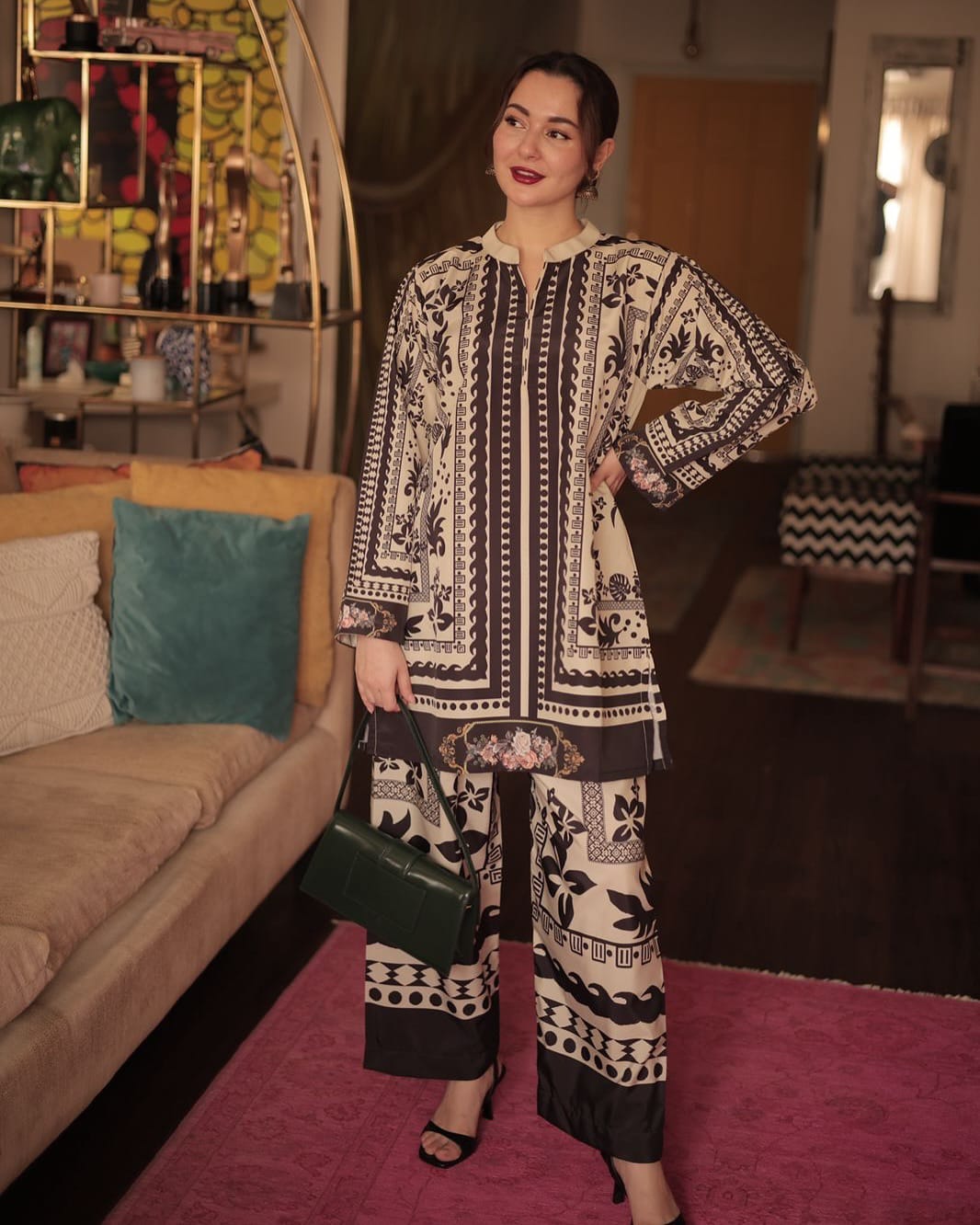 Stylish Era Stitched New Arrival Trendy Digital Print Hania 2pc Dress For Women and Young Girls
