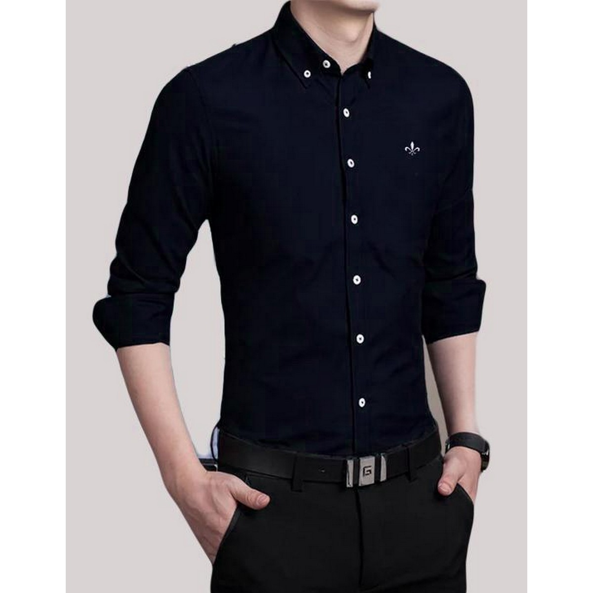 black paint shirt