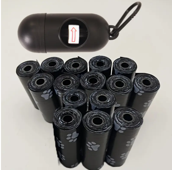 300pcs/20 Rolls Thick Dog Poop Bags, Leak-proof Pet Feces Bags, Suitable for Dogs Outdoor Walking, Seal , Material, Suitable for Cat Litter Trash Can/Bags