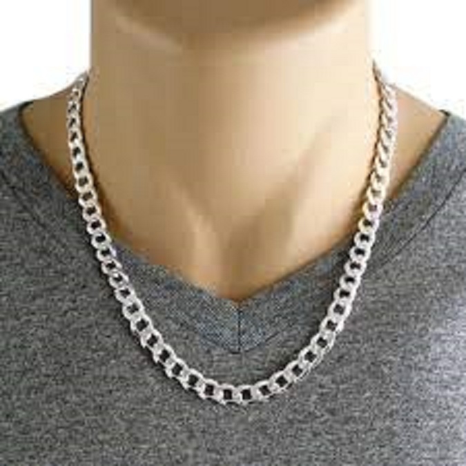 Silver High Quality Neck Chain for men