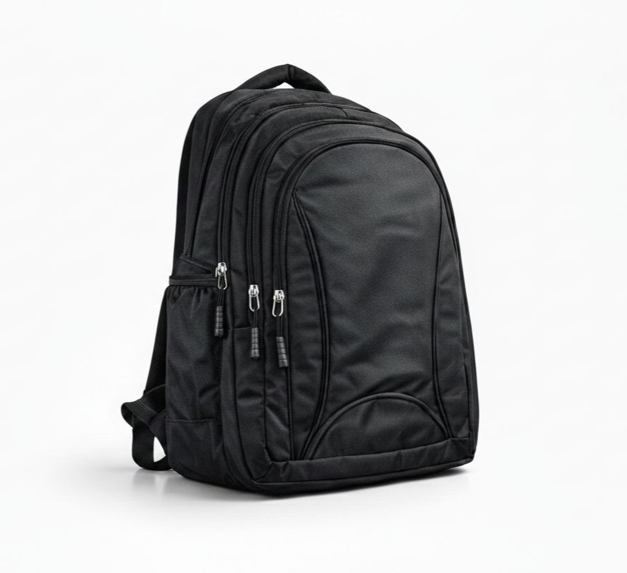 Premium Laptop Bag for Boys & Girls - University, College & School Bag - Stylish Black Backpack for Men & Women - Durable Travel Bag for Clothes