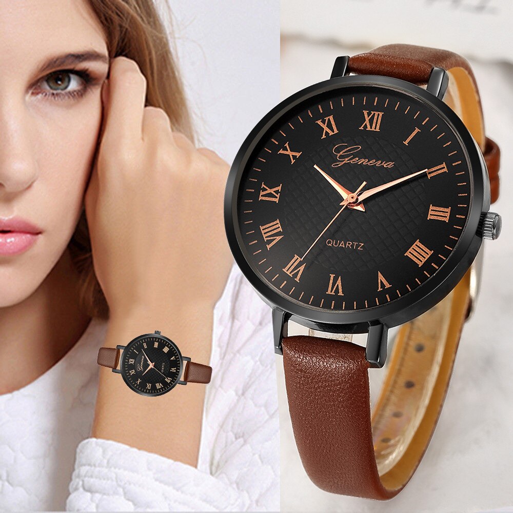 women's watches with leather bands