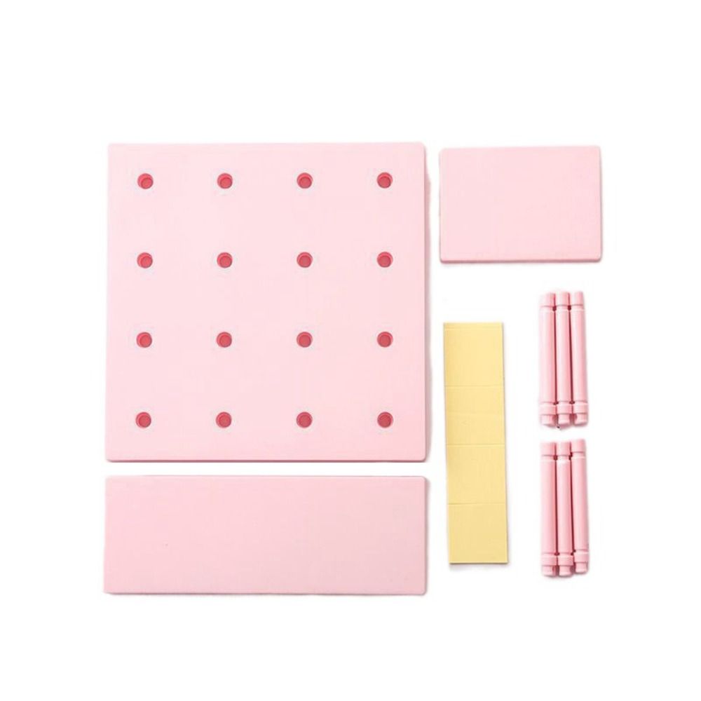 Plastic Pegboard Wall Shelf Wall Hanging Punch Free Wall Pegboard