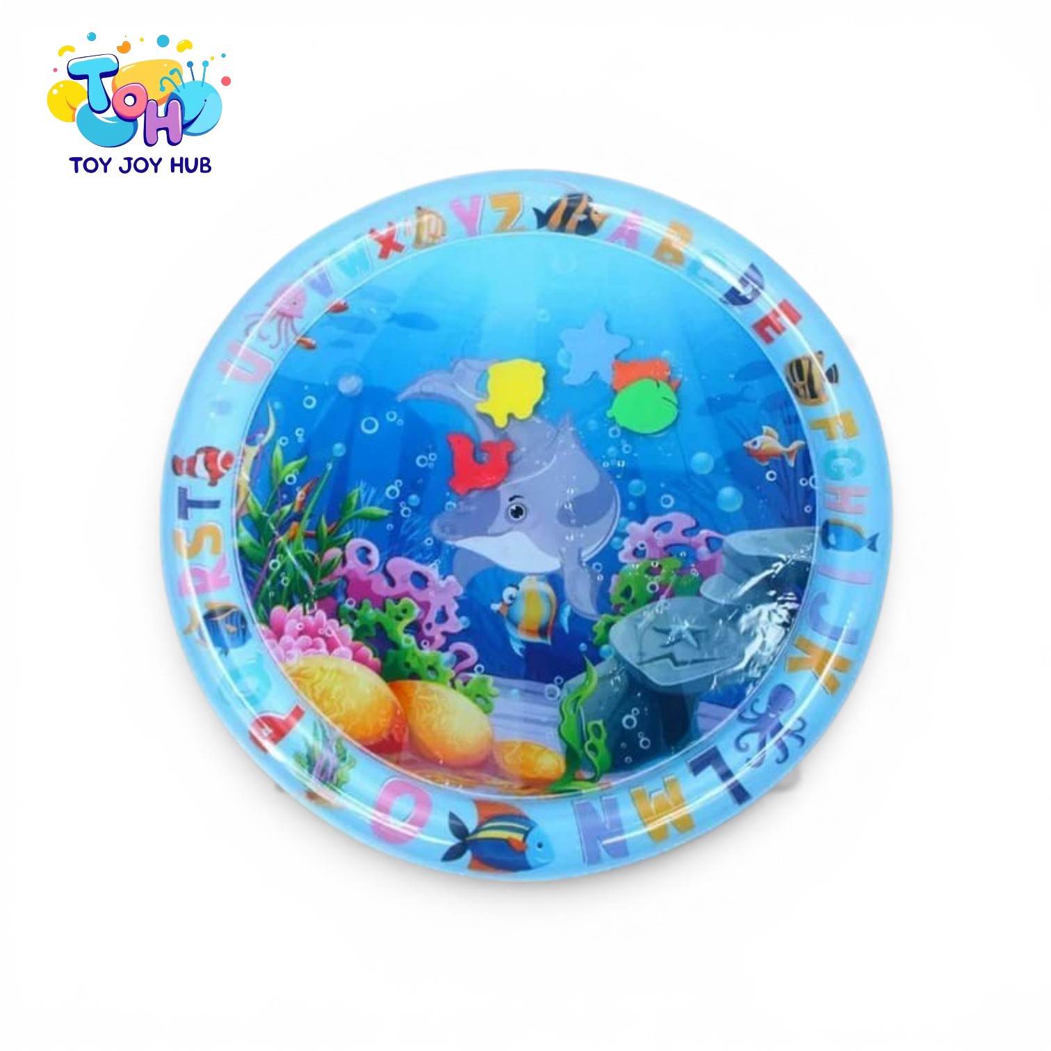 Inflatable Baby Water Play Mat – Tummy Time Activity Mat for Infants, Underwater Sea World Design, Leak Proof Sensory Toy for Newborns 0-12 Months , Inflatable Baby Water Play Mat - Tummy Time Sensory Toy for Infants & Toddlers