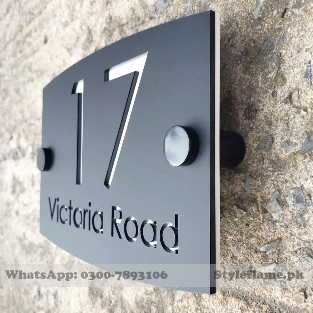 House Name Plate 3d Acrylic Name Plate For Your Beautiful Home And Office Name Plate For