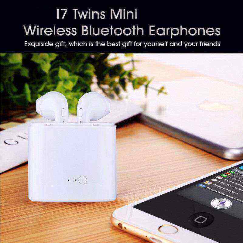 Iphone i7 twins wireless earphone online headset