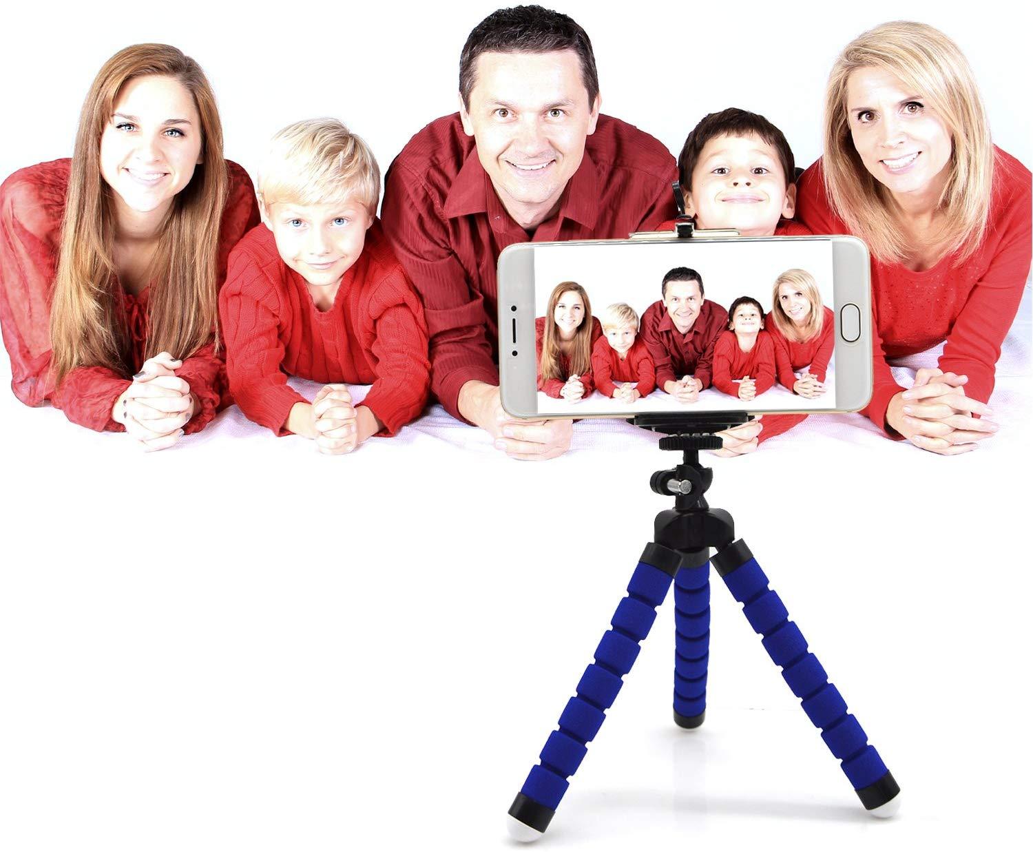 Octopus Mini Tripod 3 in 1 Flexible Universal Multi functional Octopus Flexible Tripod Stand for Digital Camera Mini Projector Foldable Smart Phone Holder