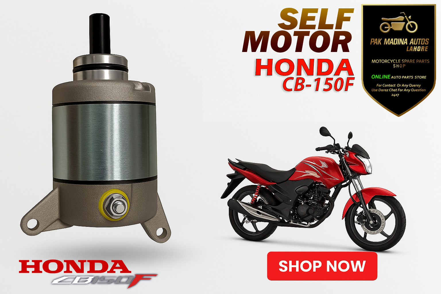 Engine Parts Honda Cb 150f Parts Online SELF START MOTOR HONDA CB150F