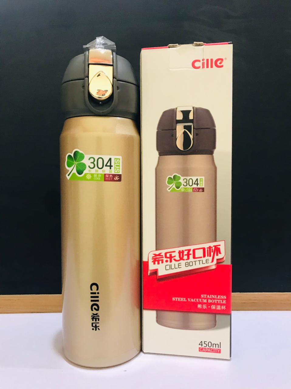 Cille Water Bottle Thermos Flask Cille Vacuum Hot And Cold Water