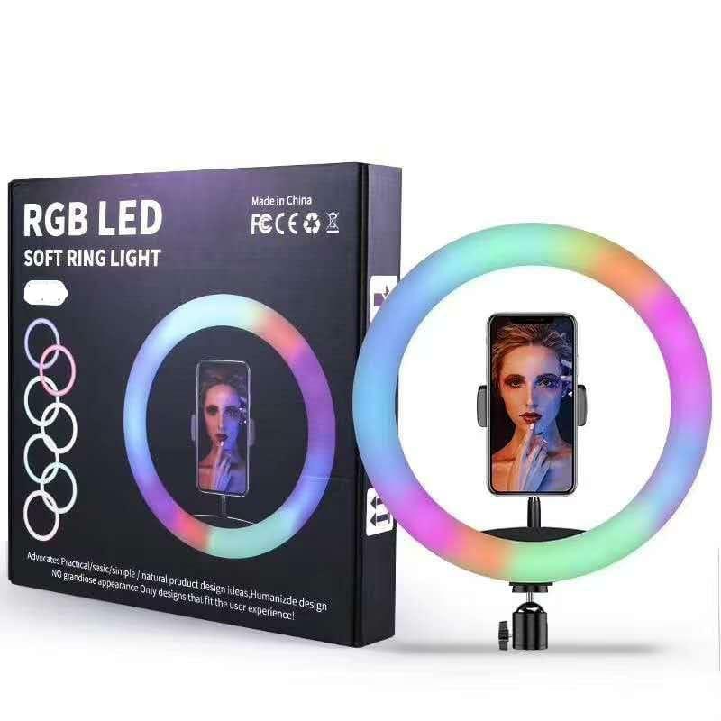 RGB LED Ring Light MJ33 33cm 13-inch RGB LED Ring Light with Phone Clip  Phone Video Beauty Fill Light: Buy Online at Best Prices in Pakistan |  Daraz.pk