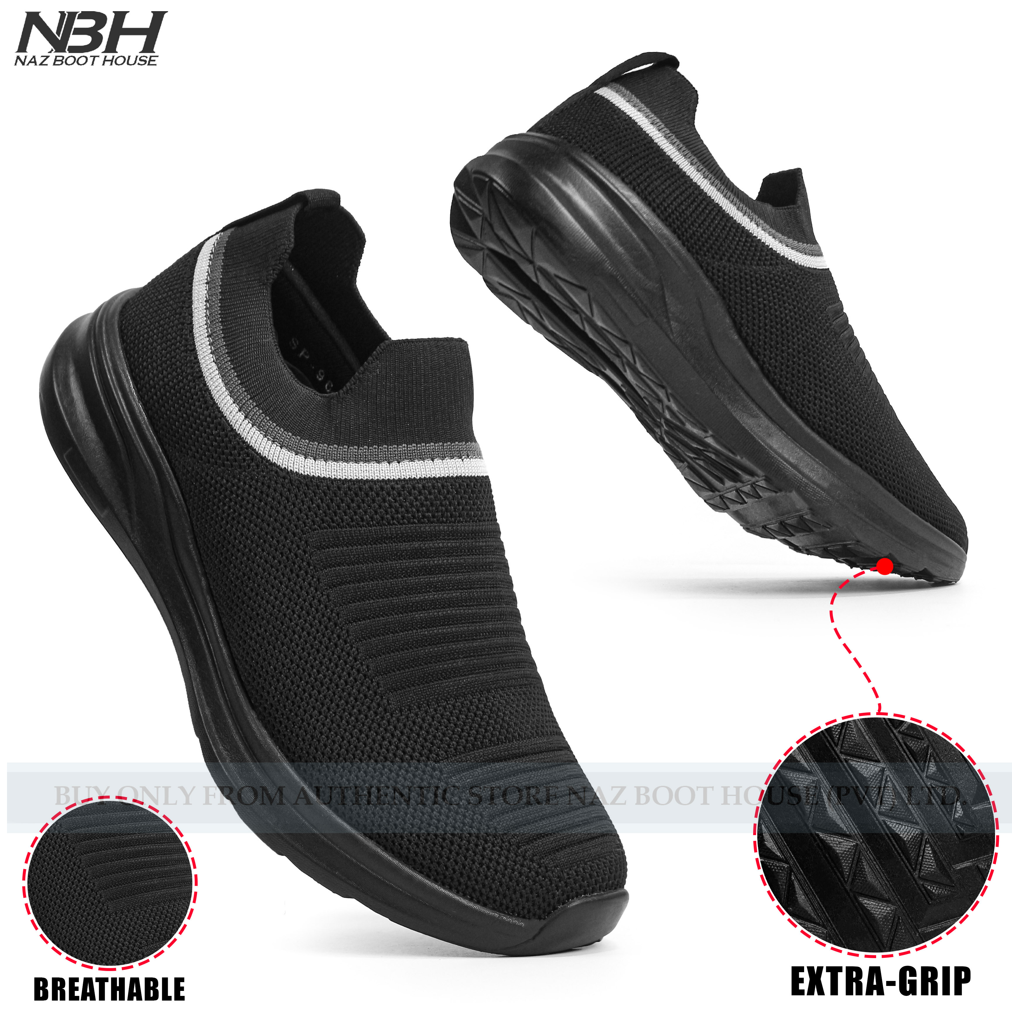 NBH Sneakers For Men - New Non Slip Sports Shoes For Men - Breathable Running Shoes For Boys - Cricket Shoes For Boys - Joggers Shoes For Men - Perfect Gift For Boys