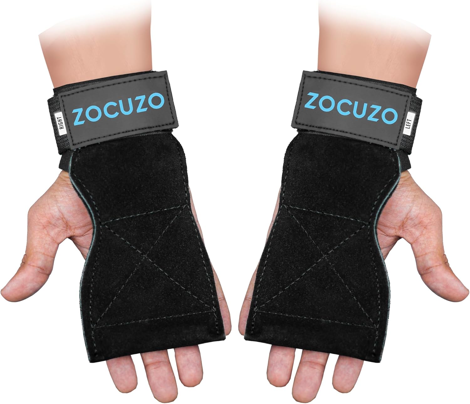Zocuzo Pair Weight Lifting Wrist Straps for Maximum Grip and Support Gym Workout Lifting Wrist Hooks for Men/Women the Best Training