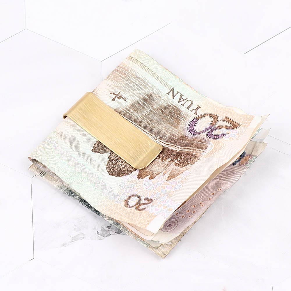 Simple Design Chic Banknote Holder Metal Clamp Colors Color