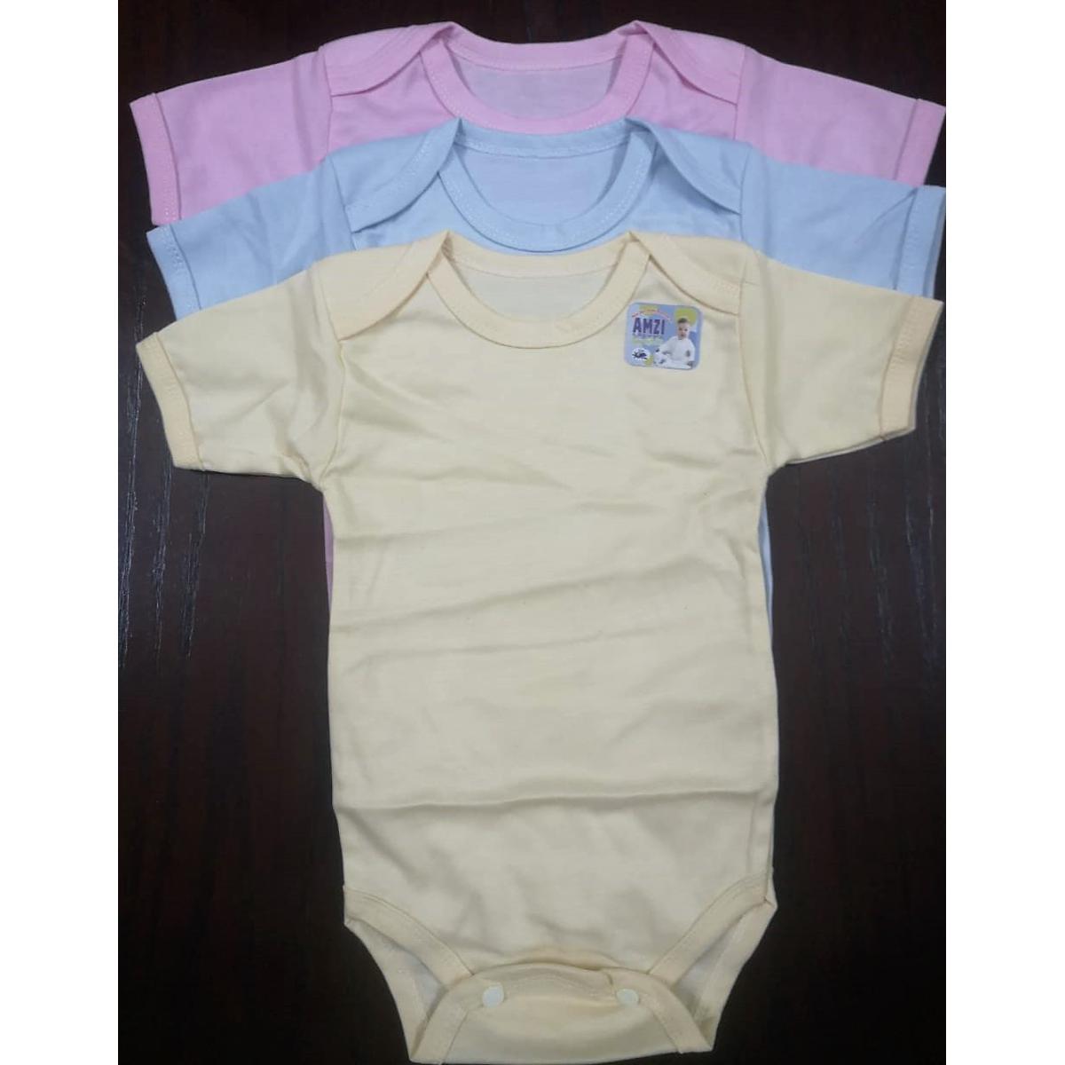 Pack of 3 - Baby Bodysuits Romper Half Sleeve