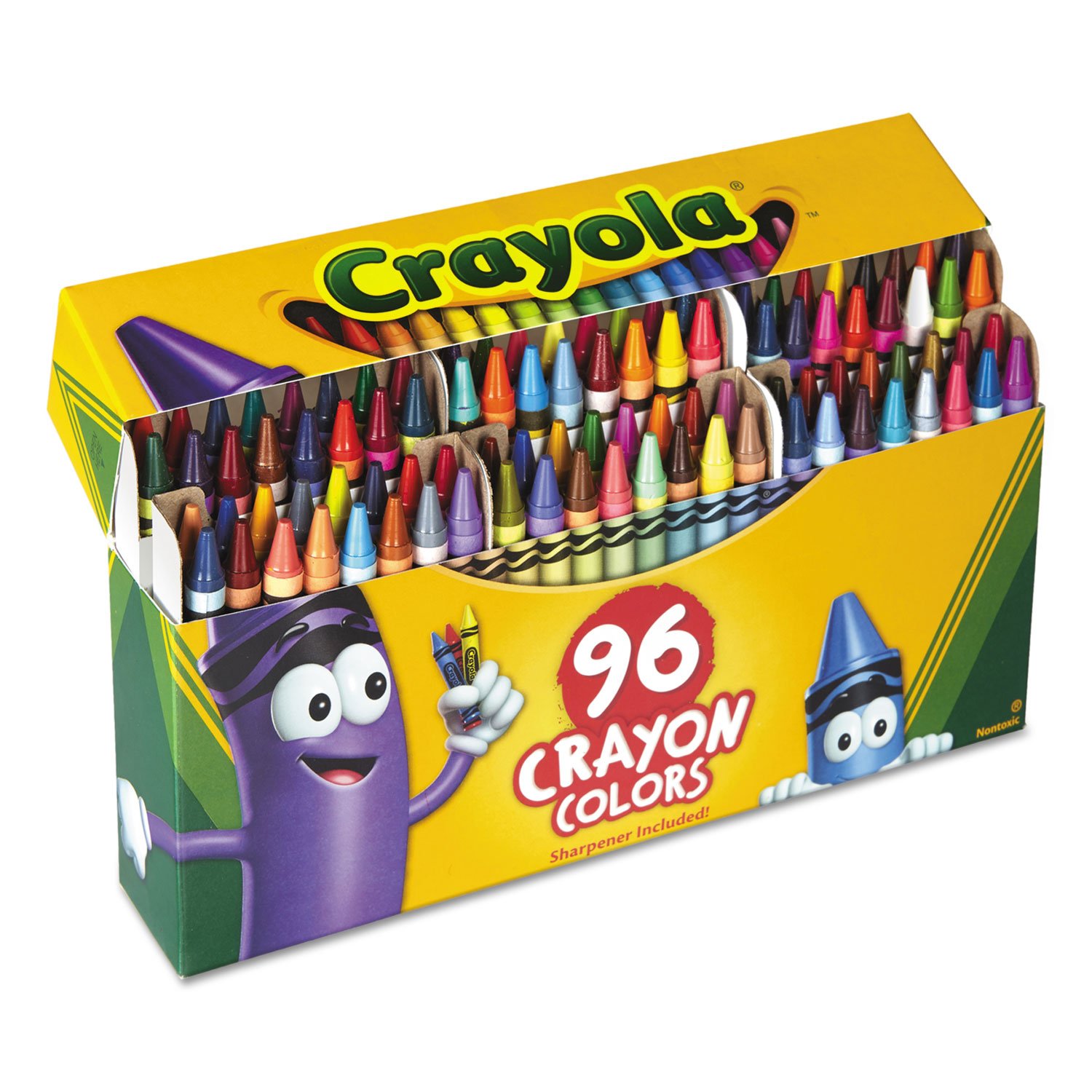 Crayola Classic Color Crayons Package 96 Colors/box (cyo520096 Clean-it-supply Age 3+ Item Size 8.5 X 5 X 1.7 Inches Item Weight 0.5kg
