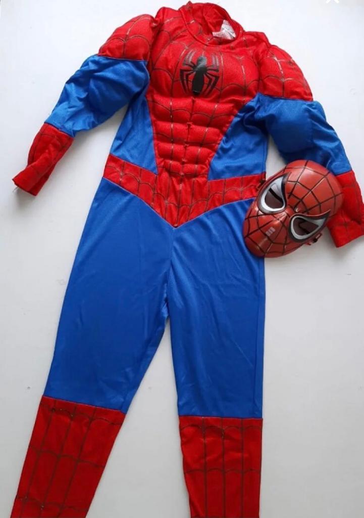 Spiderman muscular Costume For Kids 3 To 12