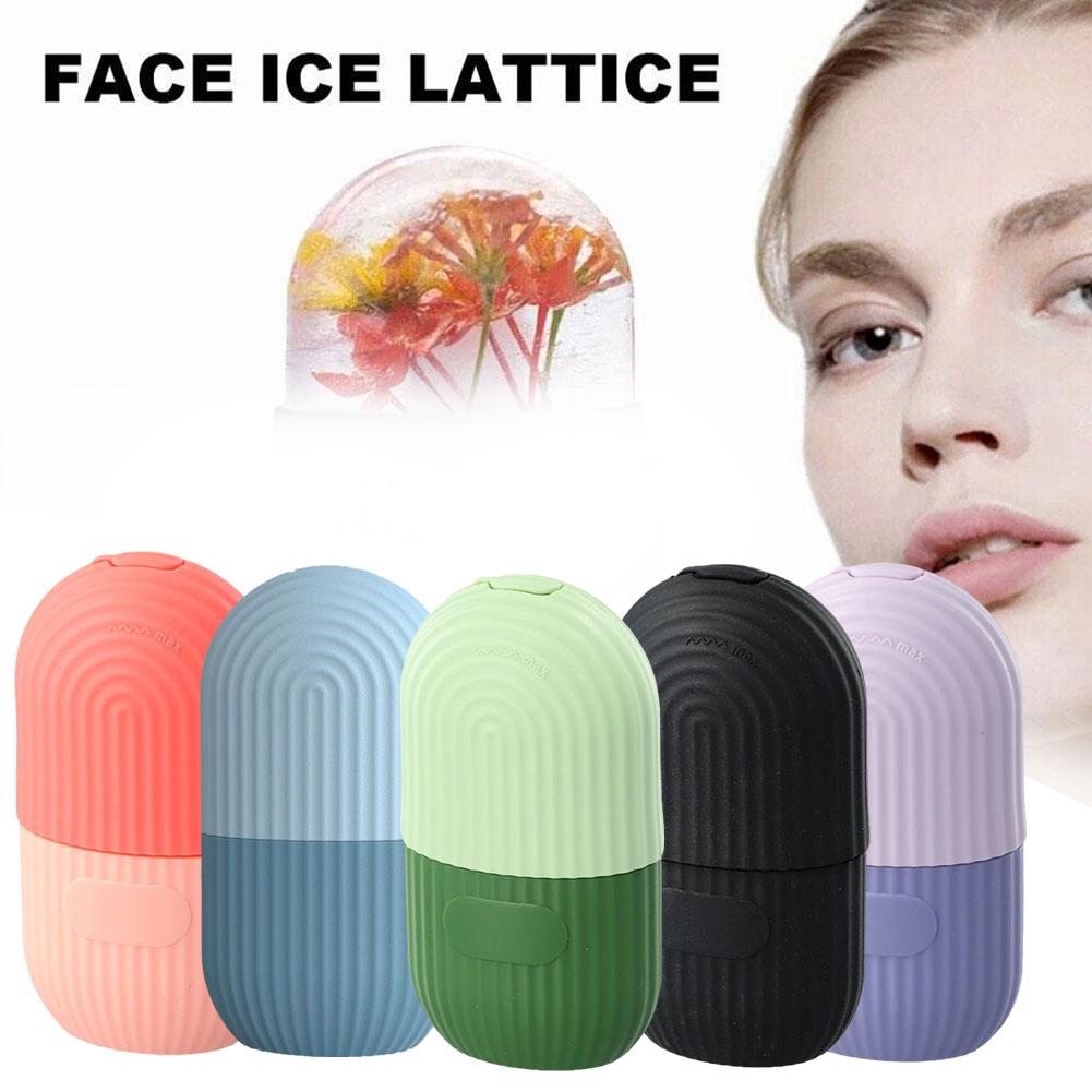 Silicone Ice Roller Massager, for Face, Neck, Eyes & Cryotherapy, Ice Roller For Face Skin Care Tools for Collagen Regrowth, Skin Tone, Under Eye Dark Circle, Skin Strengthening, De-Puff The Eye Area Enhance Your Natural Glow