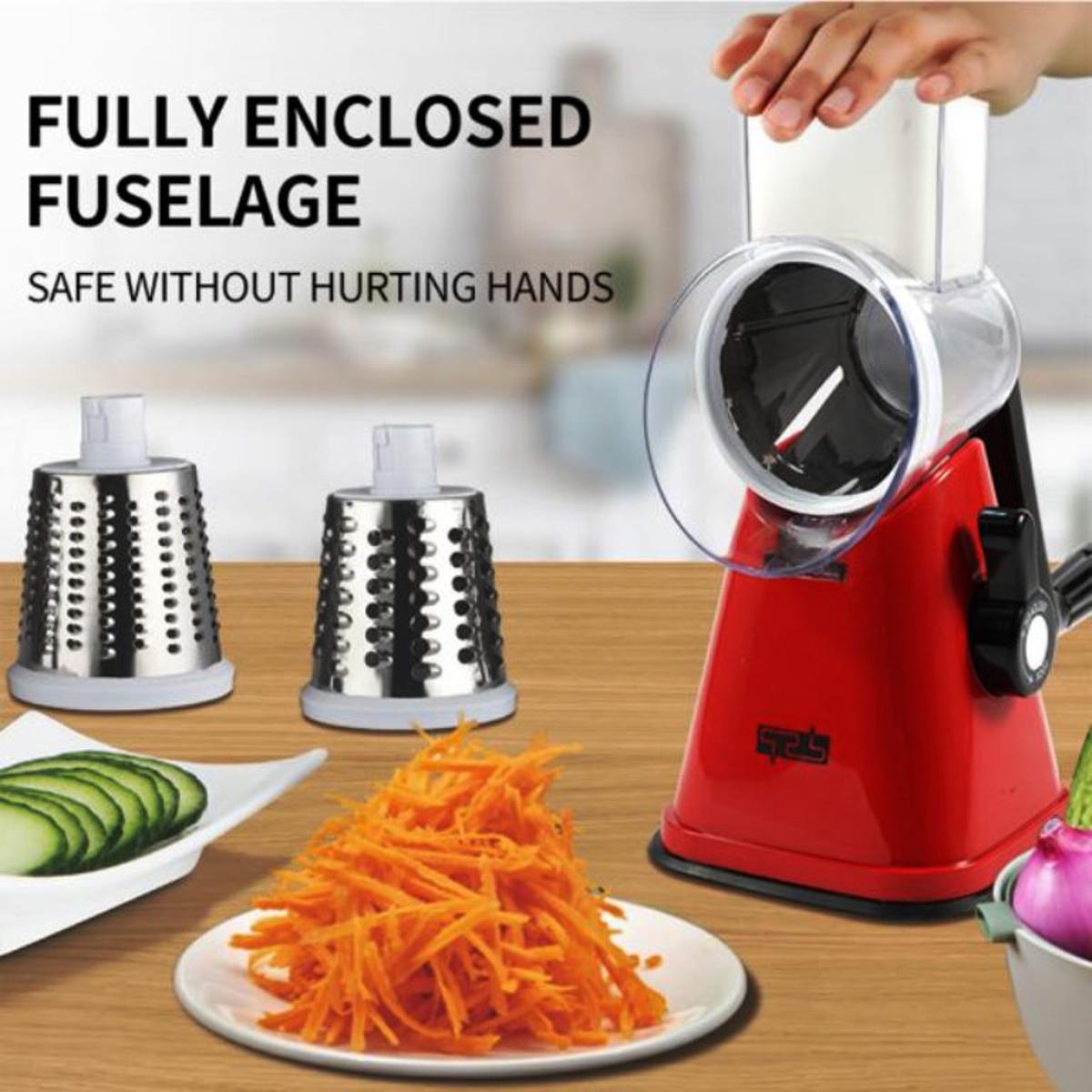 Craft Trading Co - DSP 3 in 1 Manual Food Processor - KJ3052 Product  Description:- *Hand-operated vegetable cutter *Plastic body material  *Stainless steel interchangeable vegetable slices Rs.2,150 DM for Inquiries  or contact - 0758891437