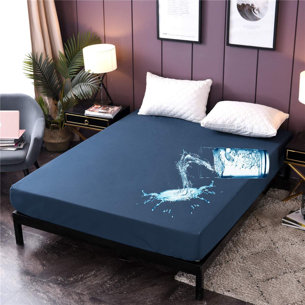 double bed protector sheet