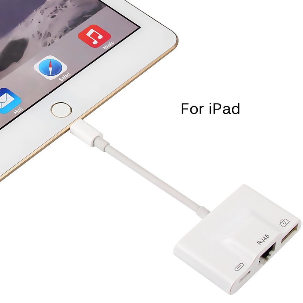 Apple Lightning Connector Connect Iphone To Ethernet Cable