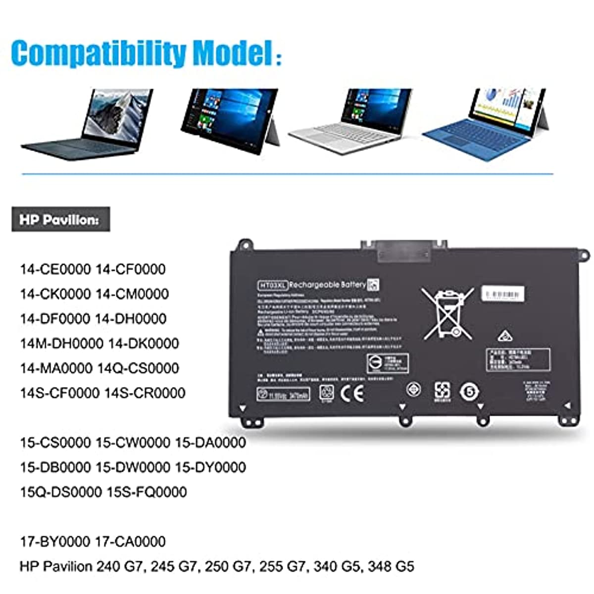 Buy hp battery ht03xl Online at Best Price in Pakistan