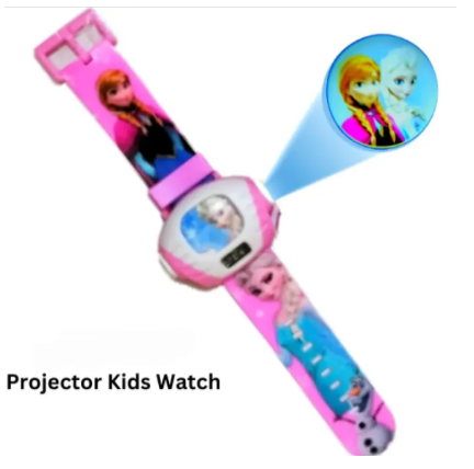 Digital Projector Wrist Watch For Girls Colors and Design May Vary