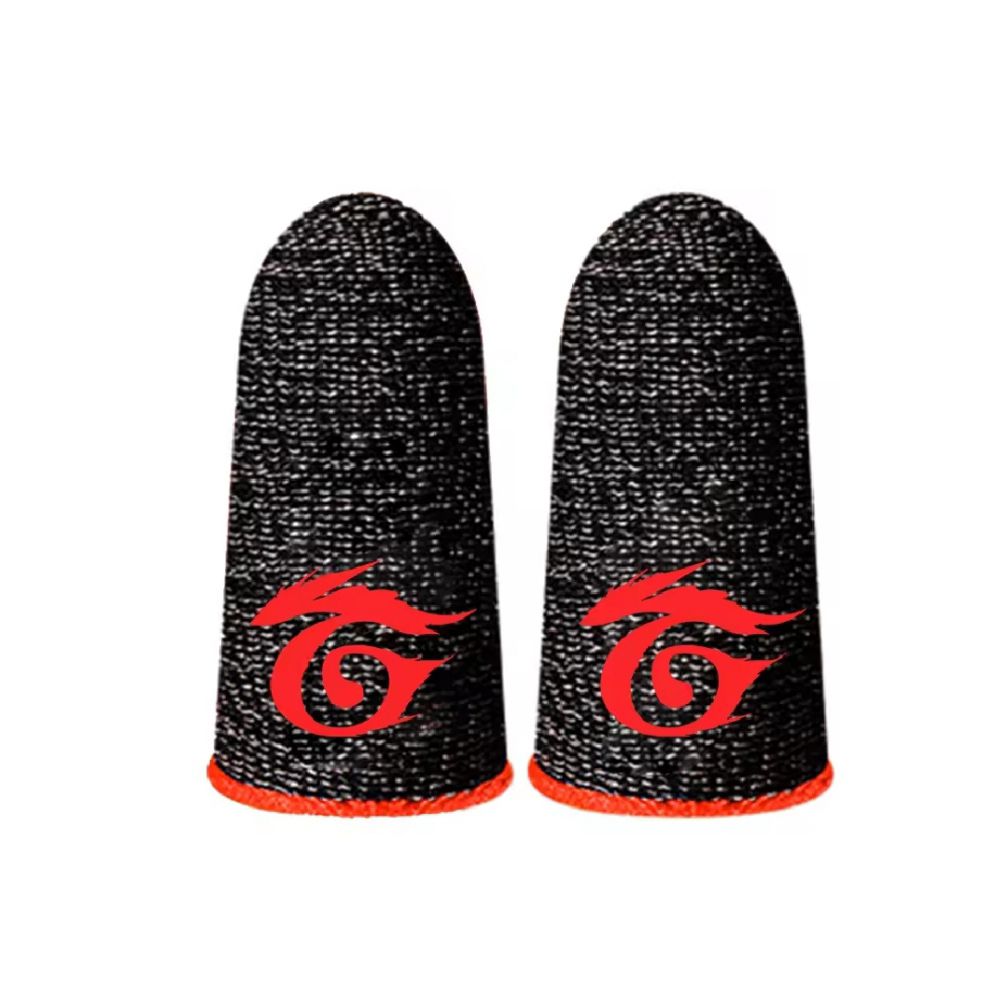 LAZA Free Fire Gaming Finger Sleeves 2PCS with Premium Storage Case | Super Conducting Fiber | Ultra Sensitive Touch | Sweat Proof | Mobile Gaming Accessories