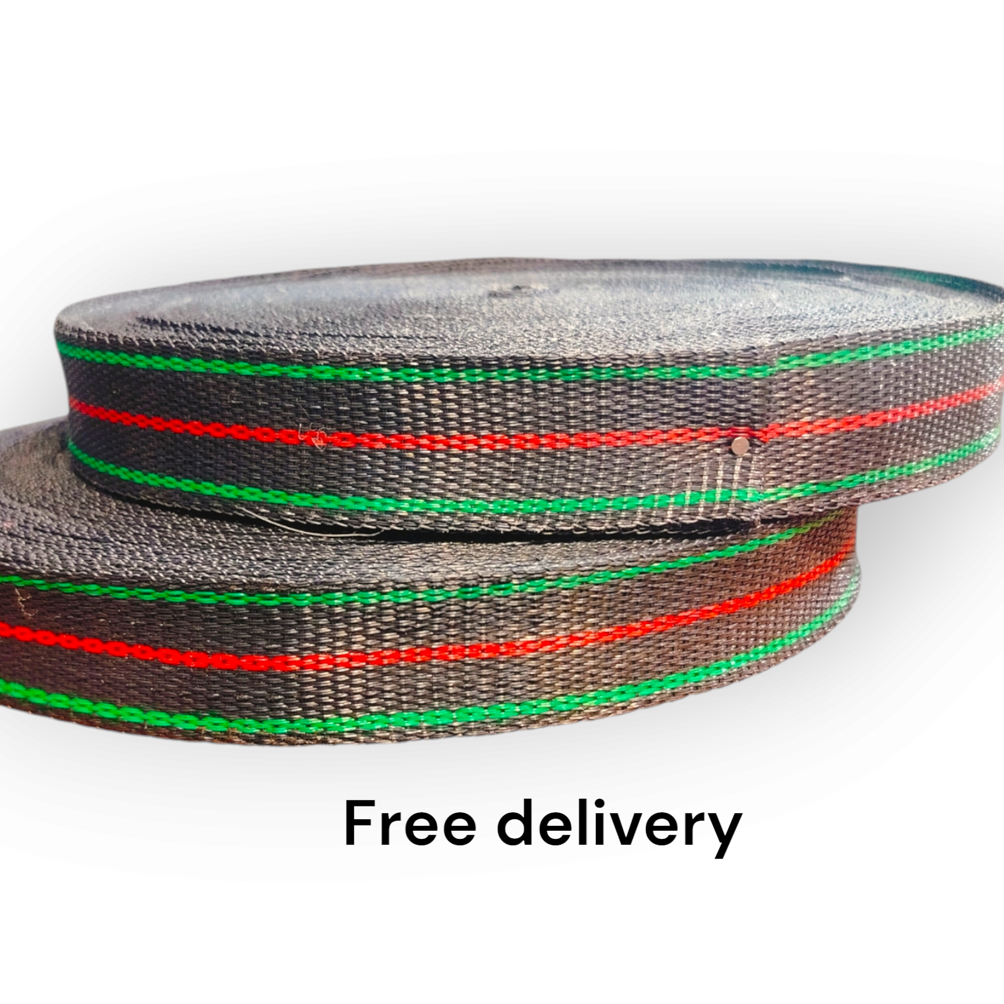 Black Nylon Pati Nawar – Strong Plastic Strap for Charpai, Fixed Beds & Chairs