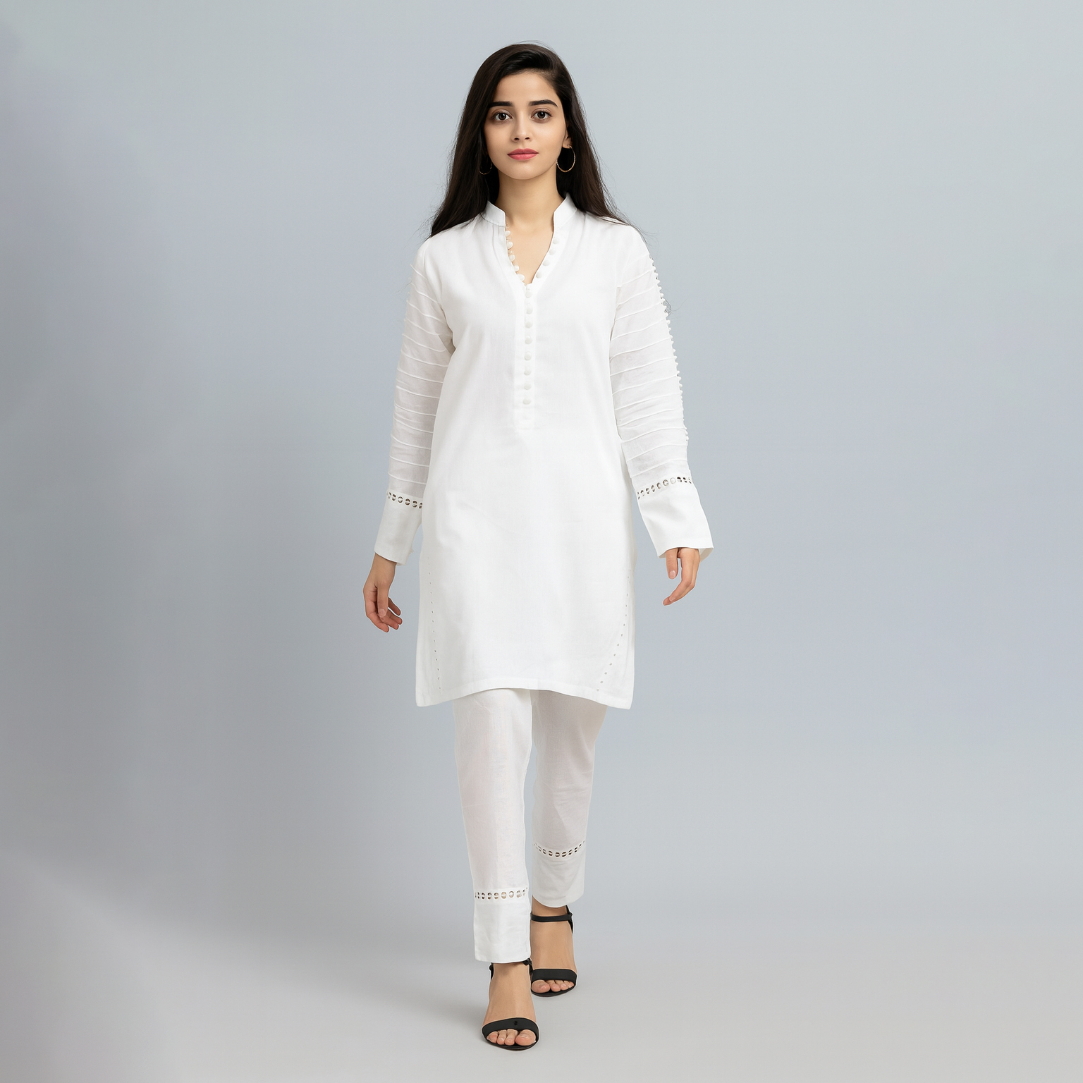 Stylish Solid CO-ORD unStitched 2pc Dresses for Women and Girls, Trendy and Affordable Ready to Wear Outfits in Shalwar Kameez price in Pakistan