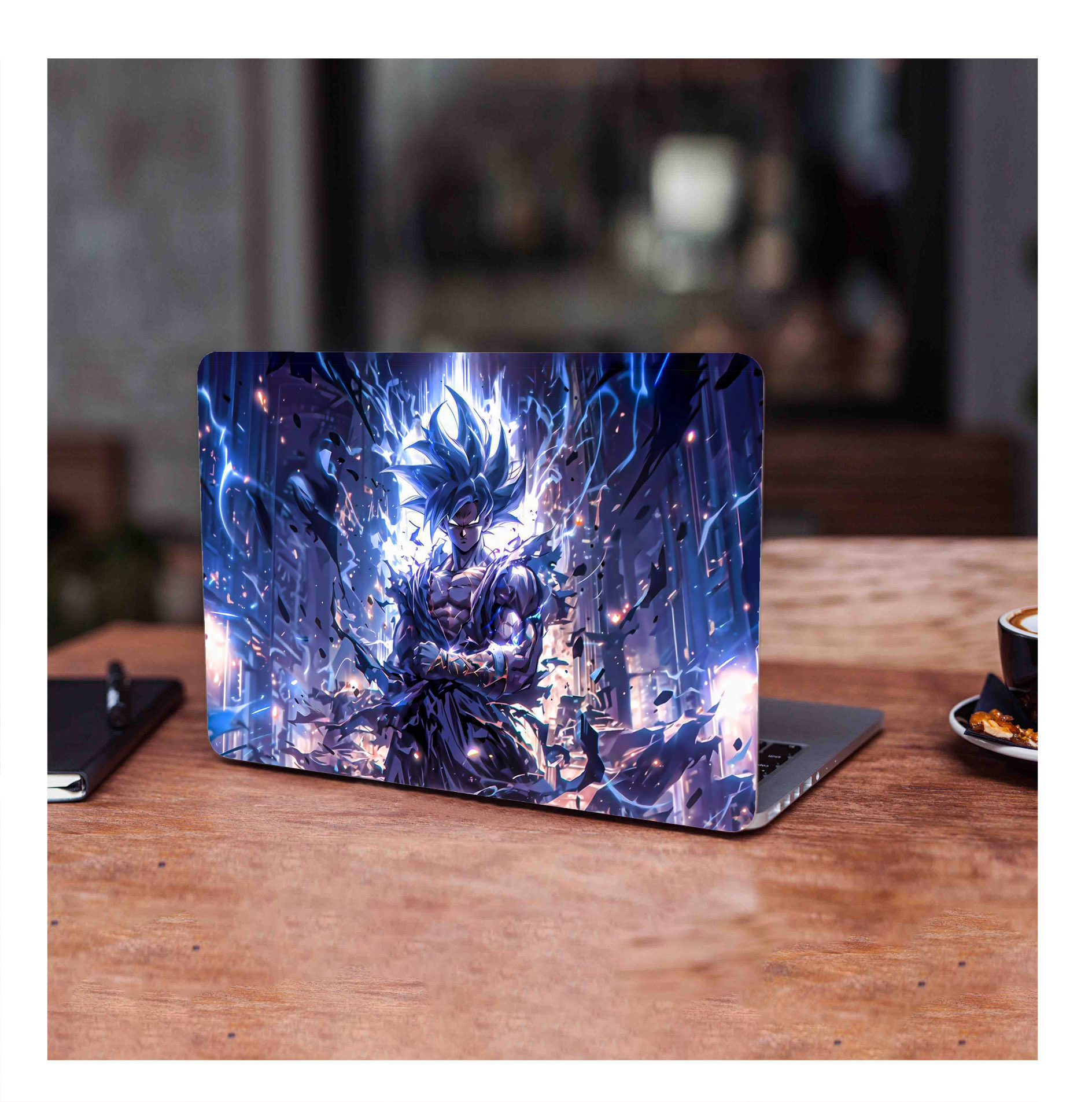 Goku Dragon Ball Z Laptop Back Skin - Laptop Skin Vinyl Stickers Decal,12 13 14 15 15.6 inches Notebook Laptop Skin Sticker for all Laptops (RF SKIN)