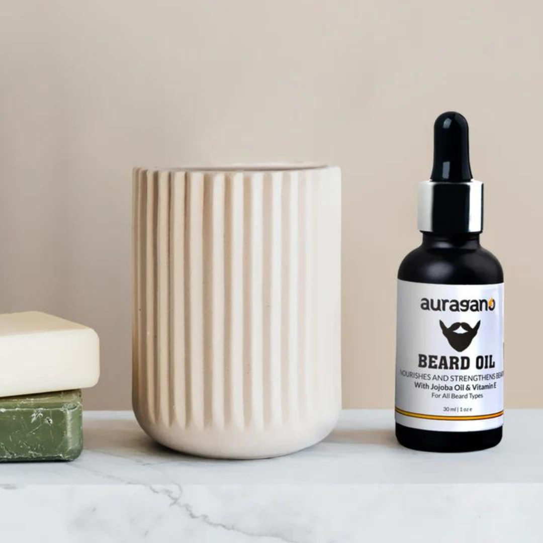 Beard oil - Beard Oil For Men - Beard Gel - Beard Shiner - Beard And Mustaches oil - Organic Beard Oil 30ml By Auragano