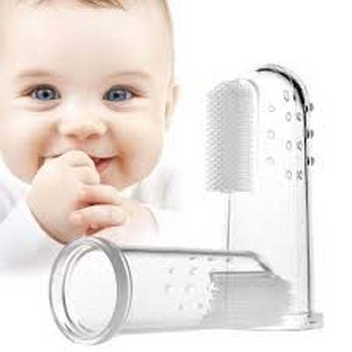 Silicone toothbrush + box | Baby Finger Toothbrush, Children Teeth, Baby Soft Silicone Teeth Cleaning, Rubber Toothbrush