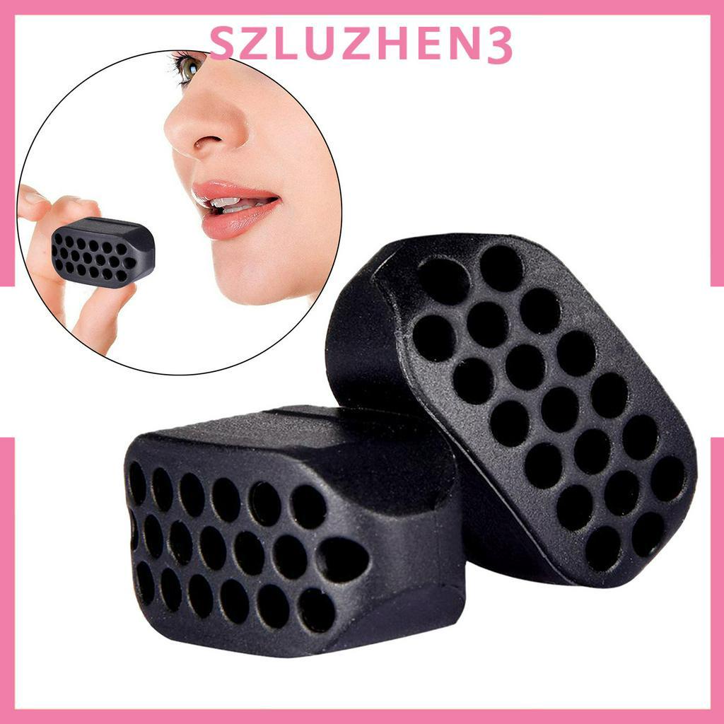 [SmartHome ] 2pcs Jawline Exerciser Exercise Fitness Ball Chisel Chin Neck. 