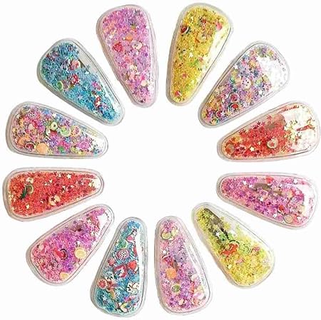 12 Sweet, Versatile, Easy, Non-Damaging, Colorful Hair Clips Suitable for Everyday Hair Additions