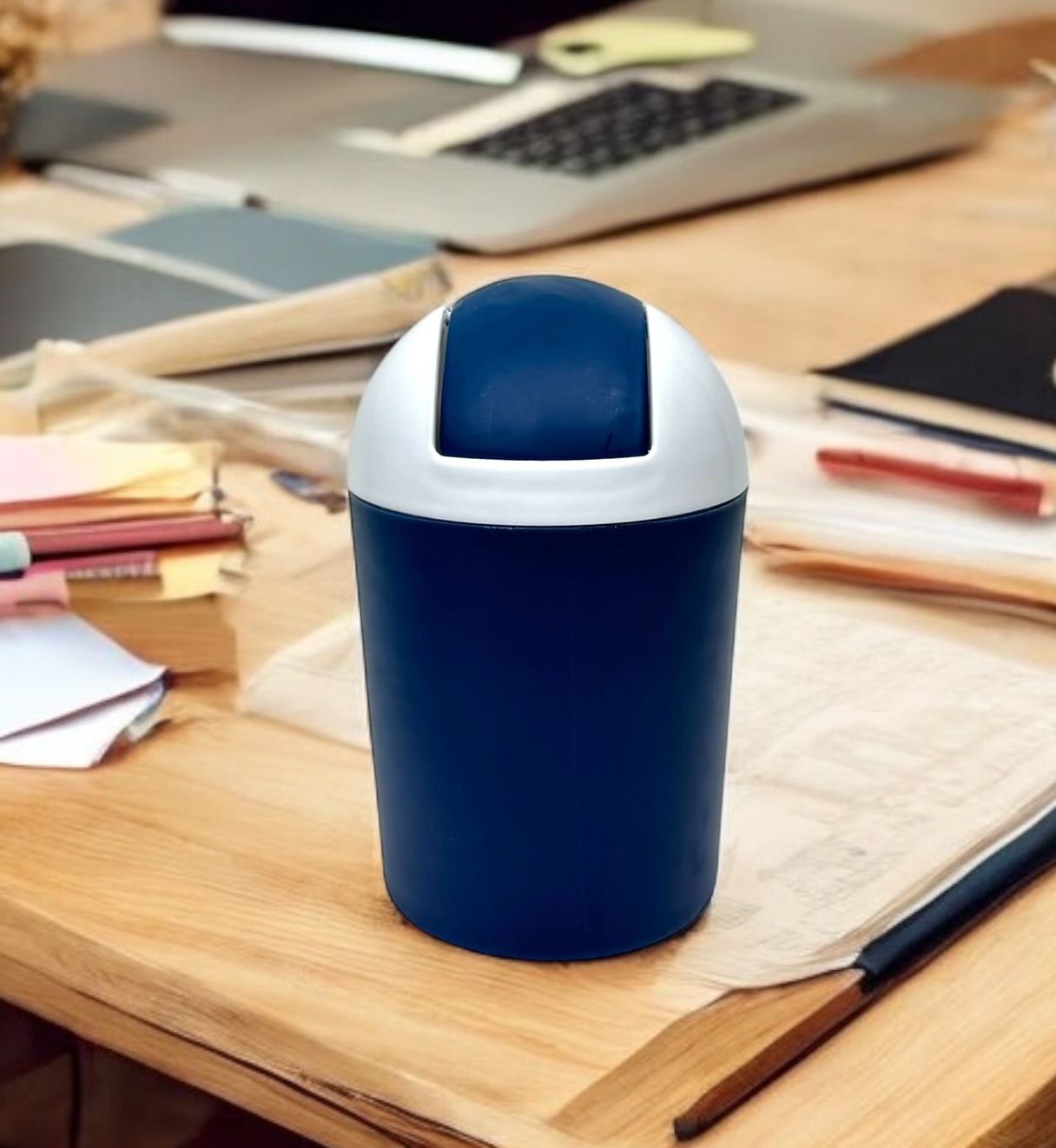 Berry Mini Dustbin with Shake Lid For Room | Compact & Stylish Waste Bin for Home, Office, Kitchen, Car, Study Table & Bathroom Use | Multicolor