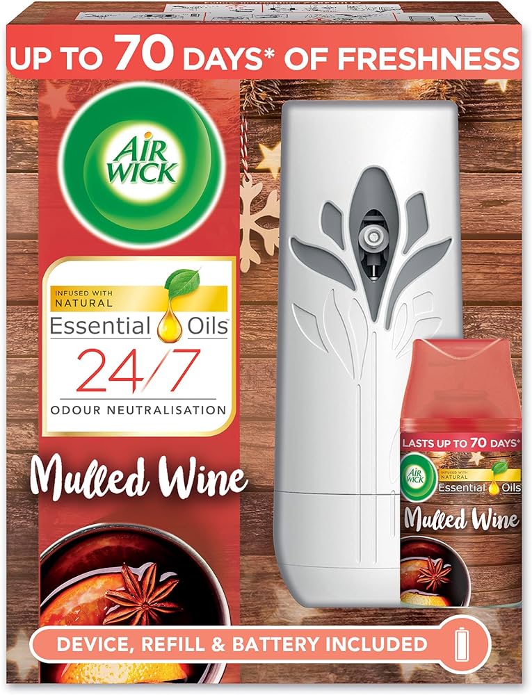 Air Wick Mulled Wine Air Freshener Freshmatic Auto Spray Machine