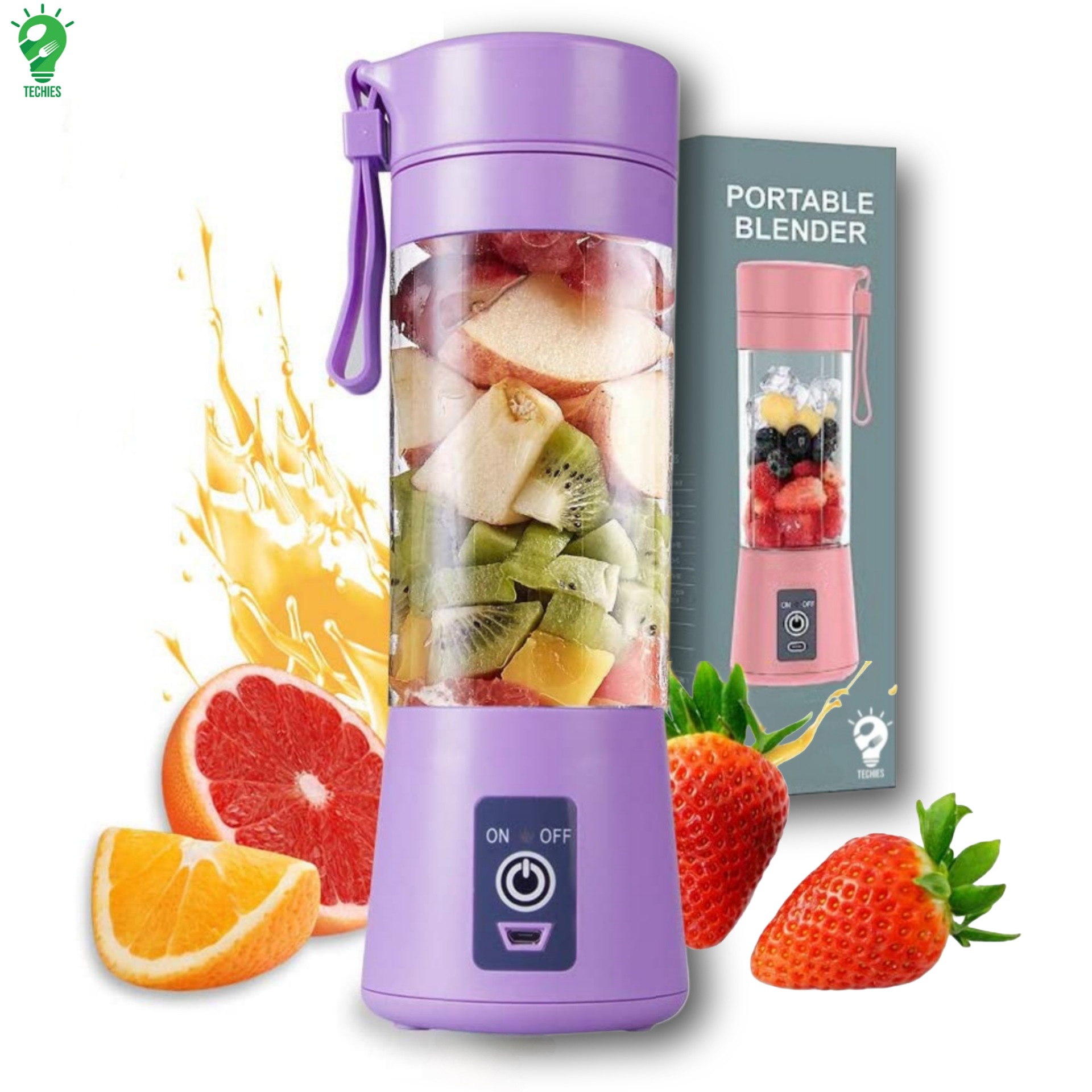 380ml Portable Juicer Electric USB Rechargeable Blender Machine Mixer Mini Juice Cup Maker fast Blenders main image 1