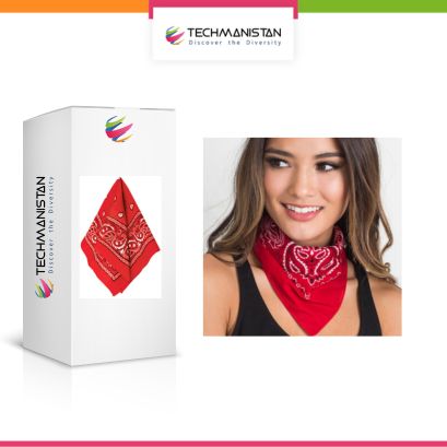 Techmanistan Trending Paisley Bandana Scarf, Bandana for Girls, Bandana for Men Head