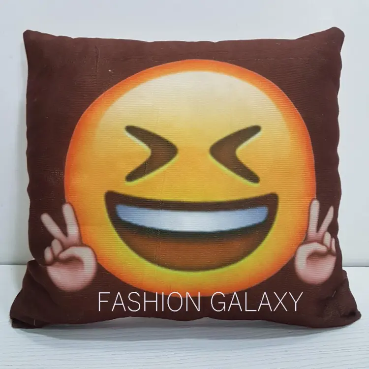 Emoji changing outlet pillow