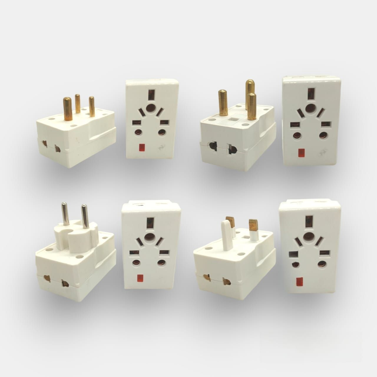 Multi Plug Shoe With Round Pin Flat Pin Light Plug and Power Plug US AU UK EU Plug Converter Multi Switch Multi Socket With Fuse and Light