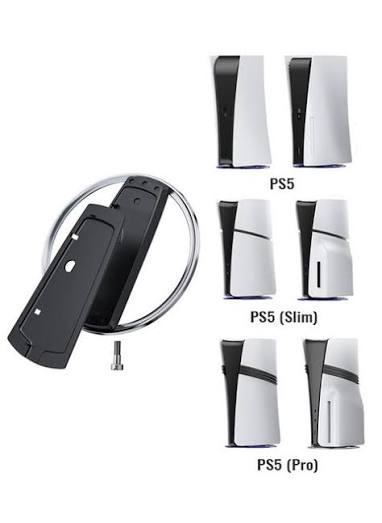 Vertical Stand For PS5 Slim And  PS5 Pro Console Holder Base Accessories - Black