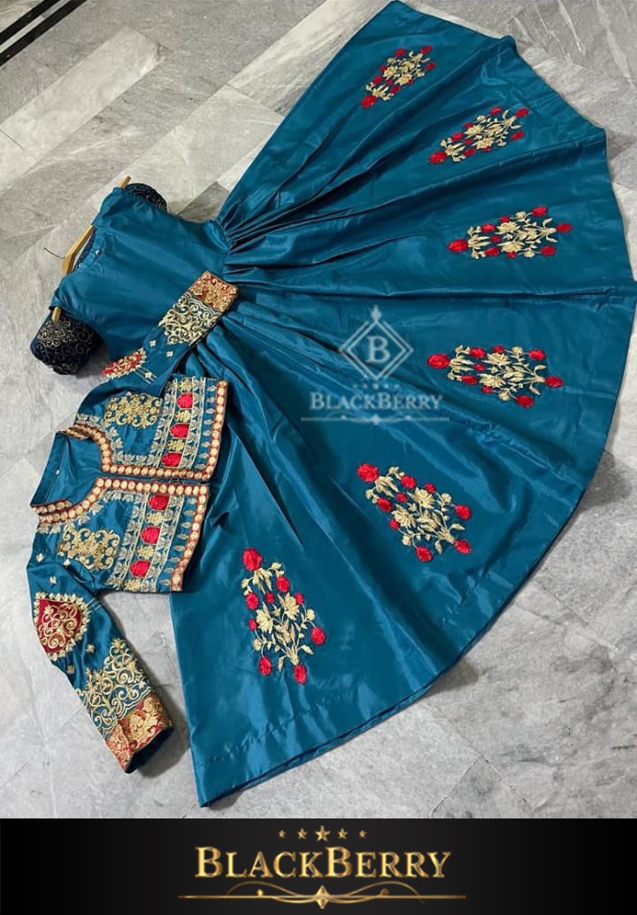 Party Wear/Wedding Collection For Women Embroidered Koti and Frock