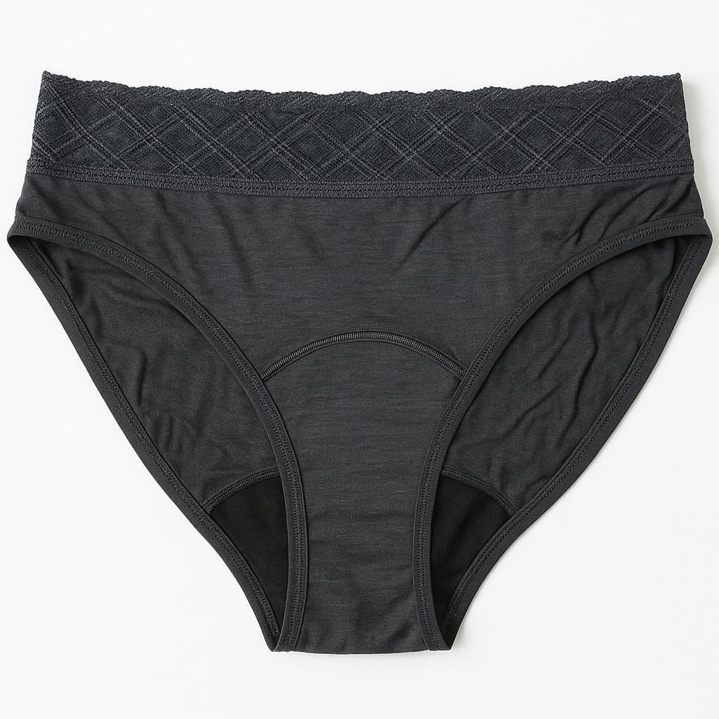Hygein High Waist Reusable Period Underwear Brief Panties 4 Layers Leak Proof Highly Absorbency