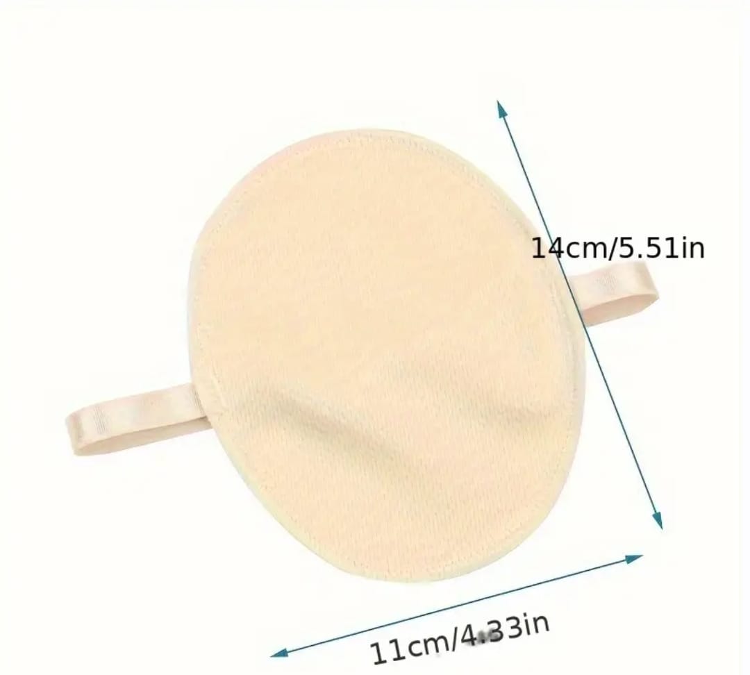 ZERI AND MERI 1Pair Underarm Sweat Shield Pad Washable Armpit Absorbing Sweat Guards Strap