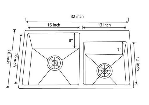75x41 Cm 304 Grade Stainless Steel Handmade Sink Bowl Basin Kitchen Double Bowl Washing Sink All Fitting With Tray Basket Without Faucet Buy Online At Best Prices In Pakistan Daraz Pk